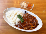 【ランチョン】昔ながらの至福のハヤシライス。食べる前にまず香りをご賞味あれ