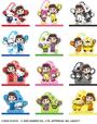 「トレーディングアクリルスタンドキーホルダー」<価格:770円(税込)>【不二家の和スイーツが楽しめる「FUJIYA Smile Switch Festa」が銀座三越でスタート!“ペコちゃん×サンリオキャラクターズ”のコラボグッズも登場!】