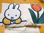 【Dick Bruna DB/ストラップ付きショッパーバッグ】デザインはFLOWER、TULIP、STRAWBERRYの3種類です