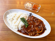 【ランチョン】昔ながらの至福のハヤシライス。食べる前にまず香りをご賞味あれ