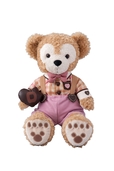 コスチュームセット(ダッフィー)¥4,800 ※シャツ、サスペンダー付きズボン、チョコレート ※ぬいぐるみ(S)は別売り|東京ディズニーシー「スウィート・ダッフィー」スペシャルグッズ(2017年)