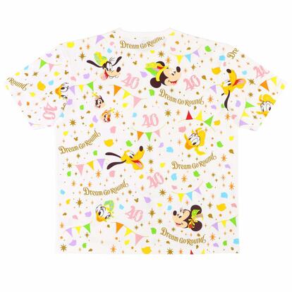 東京ディズニーリゾート】総柄Tシャツ＆パーカーが可愛い！40周年限定