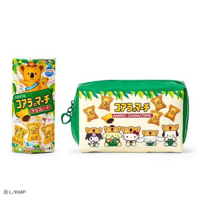 【LOTTE コアラのマーチ×サンリオキャラクターズ】「コアラのマーチ＆ポーチ」1,980円
