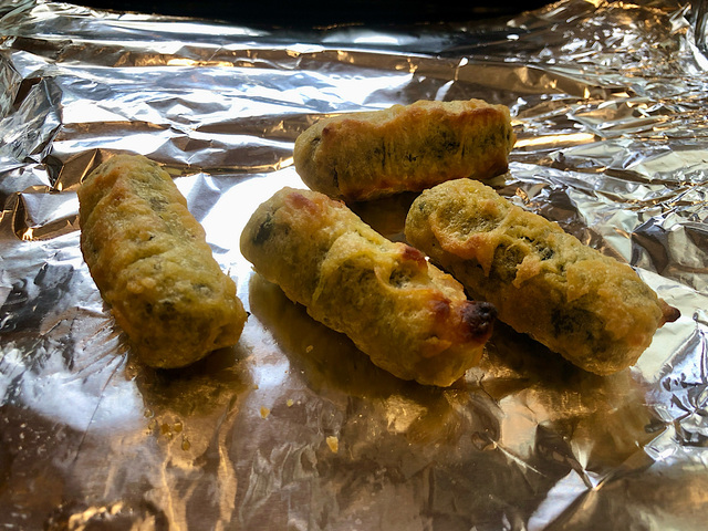 【業務スーパー のり巻き天ぷら】トースターで温めていただきます