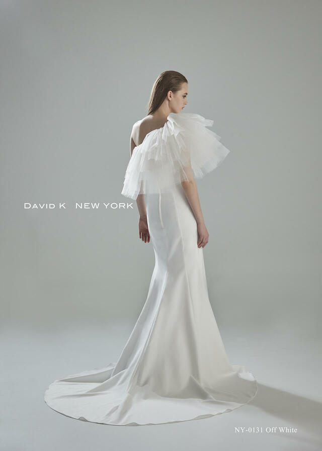クラウディア｜「DAVID K NEW YORK（デヴィッド ケイ ニューヨーク）新作ウェディングドレス｜NY-0131_Offwhite