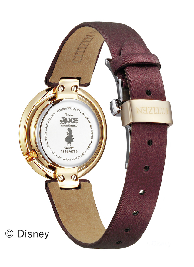 CITIZEN L『ふしぎの国のアリス』EM0903-00W,99,000円（税込）,ケース径30.5mm厚さ7.3mm（設計値）