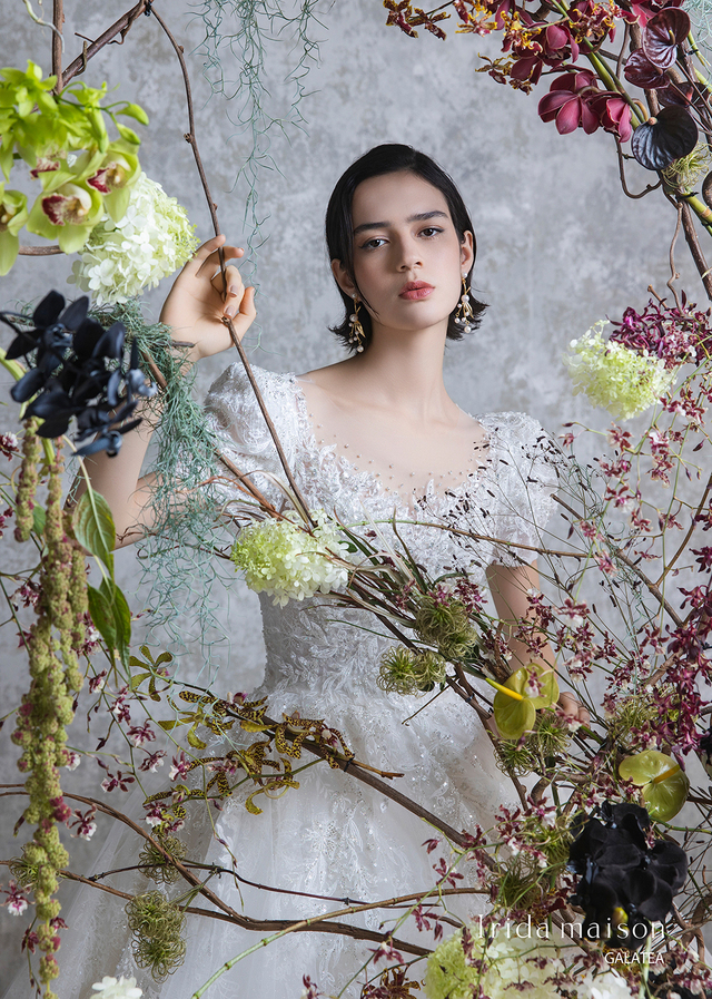 クラウディア｜「Irida maison（イリーダメゾン）」新作ウェディングドレス｜IM-0049_Offwhite