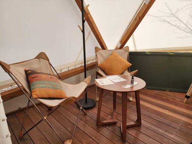 【Sport ＆ Do Resort リソルの森】テントキャビンの中