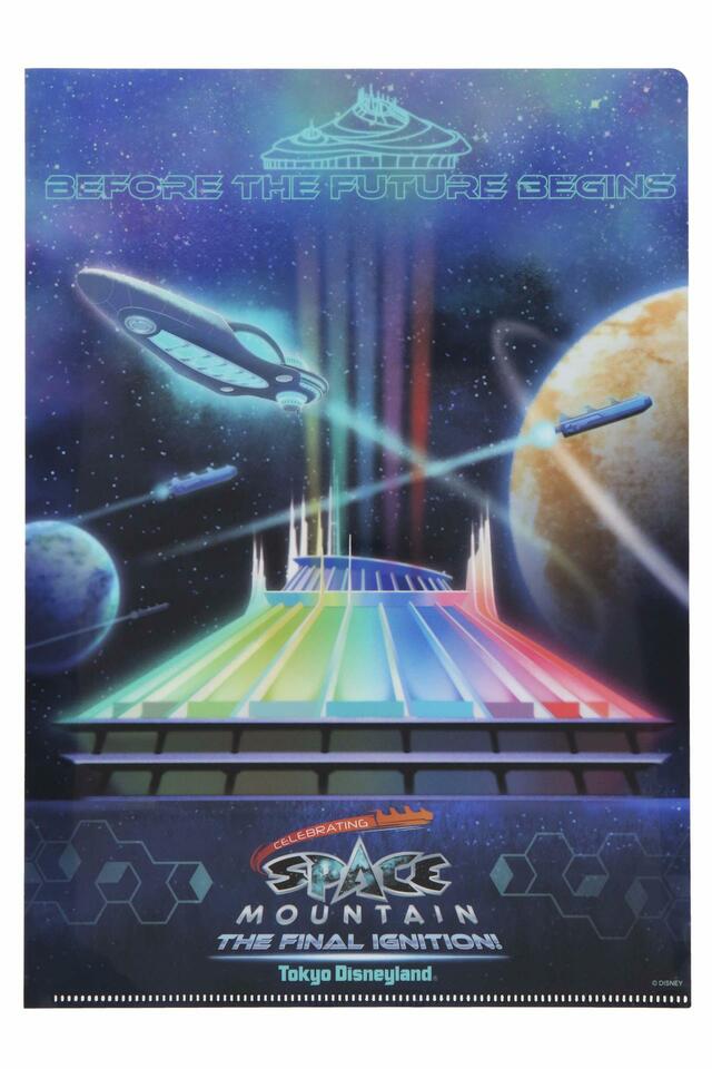 クリアホルダー 350円｜スペシャルイベント「セレブレーティング・スペース・マウンテン：ザ・ファイナルイグニッション！」｜販売店舗：東京ディズニーランド「プラネットM」