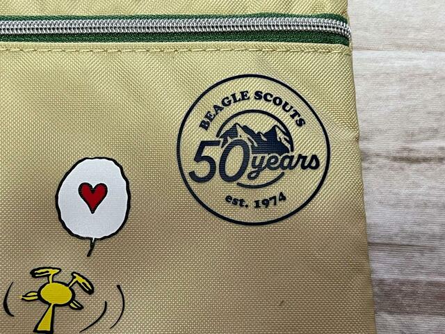 今年50周年を迎える「ビーグル・スカウト」。記念のかわいいロゴ入りです