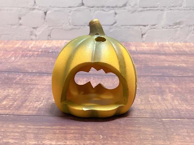 【ナチュラルキッチン】キャンドルポットミニカボチャ　グリーン／税込110円