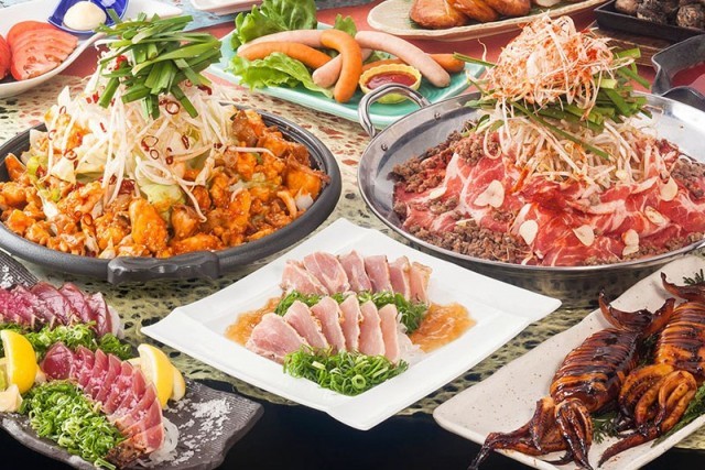 まんぷく食べ放題コース　飲み放題付3,480円