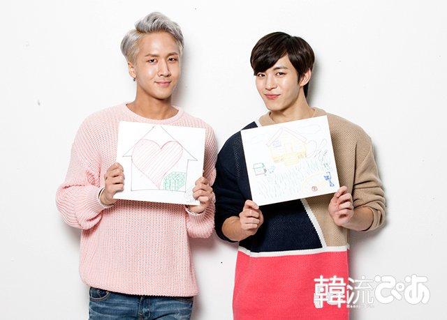 VIXXラビとホンビン　絵画できました！