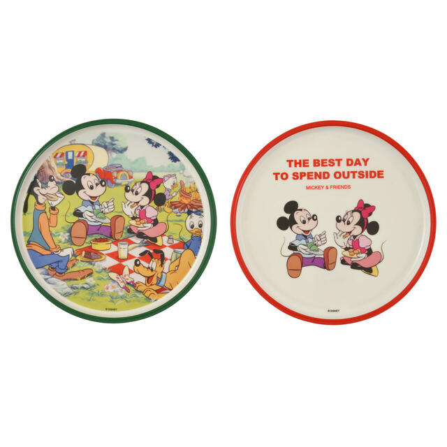 ミッキー＆フレンズ プレート セット ケース入り SPRING PICNIC 3,500円