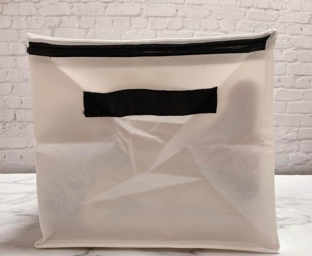 【CanDo（キャンドゥ）×LOVEHOME】ボックス型収納バッグ（税込330円）