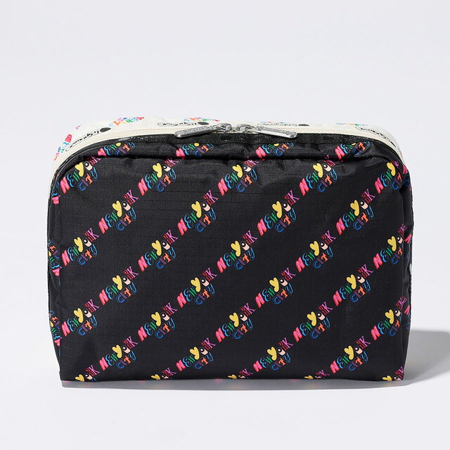 【レスポートサック×SHOGO SEKINE／Day and Night】Extra Large Rectangular Cosmetic（高さ16×幅22×奥行6cm・9,900円）