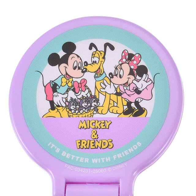 ミッキー、ミニー、プルート ハンドミラー・ヘアコーム セット Mickey ＆ Friends 1,400円