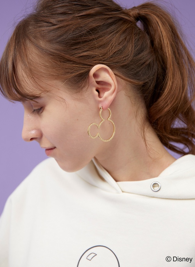 シルエットフープピアス ¥2,500