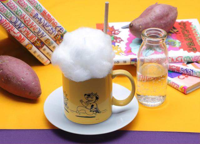 【かいけつゾロリカフェ】かいけつゾロリのとかすぜ！ひみつのわたあめソーダ 990円（税込)