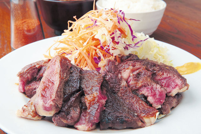 【本町】壱庵 本町店　ステーキ定食（400g） 1,600円