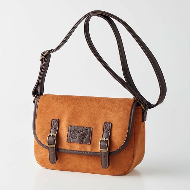 ヌバック調ショルダーバッグ「チップ＆デール」｜￥6,990 （税込）