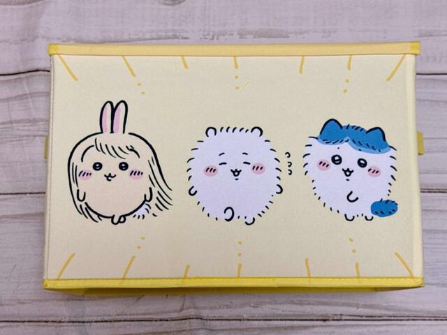 側面の背面側には、増毛＆長毛化した3人のイラスト入り！