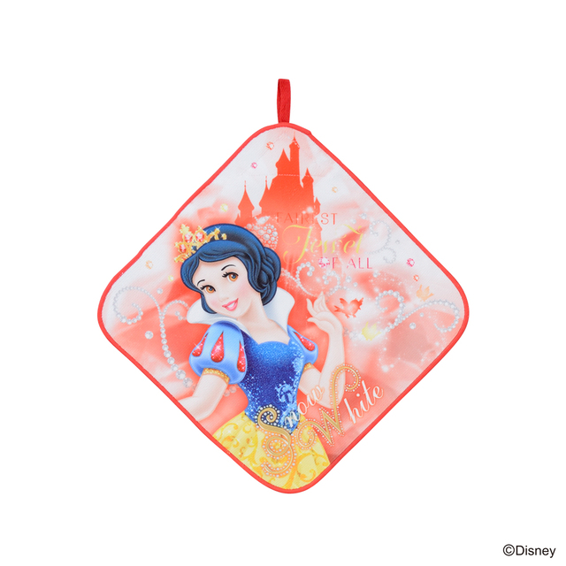 ディズニープリンセス モアプラスループ付タオル