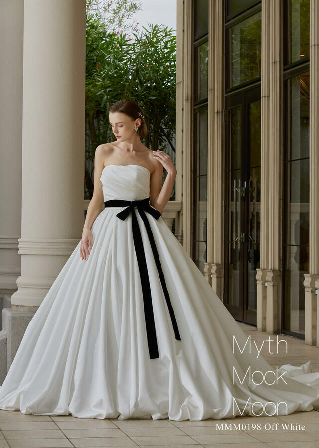 クラウディア「Myth Mock Moon（ミスモックムーン）」新作ウェディングドレス　MMM0198_Off White