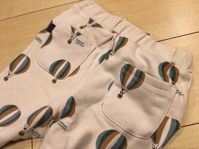 【バースデイ tete a teteトドラー　裏起毛ロングパンツ （100～120cm　tete a tete）】後ろにもポケットが