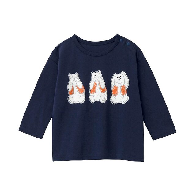 プリント長袖Ｔシャツ 【ベビー服】｜￥ 880 （税込）