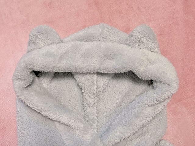 【GU×ちいかわコラボ第2弾：マシュマロフィールラウンジセット（長袖）Chiikawa】猫耳はしっかり立つ仕様！