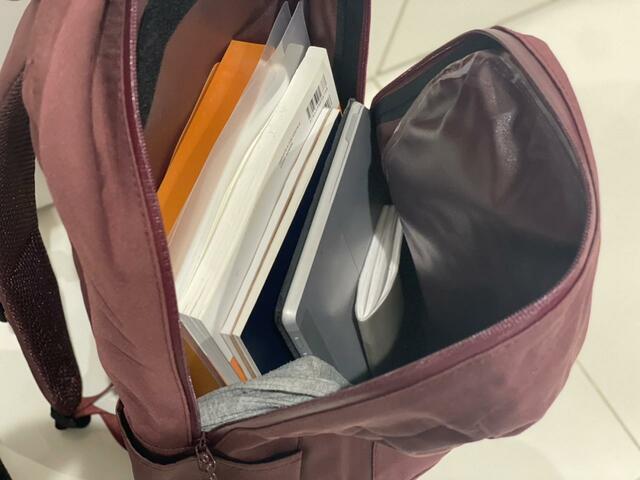 【WORKMAN　防水デイバッグ】通勤用品詰めてみた！