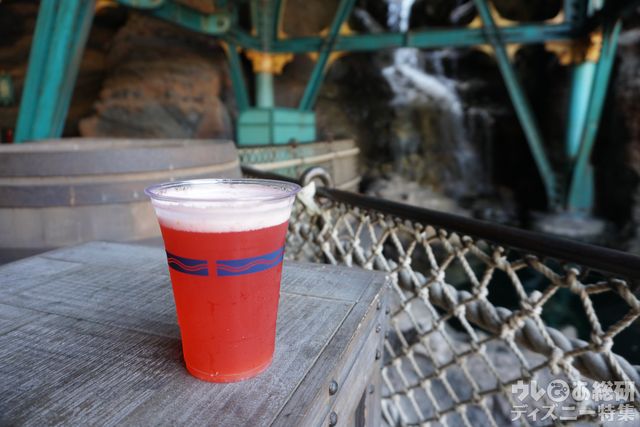 ビアカクテル（ブラッドオレンジ＆ピンクグレープフルーツ）【販売店舗】ノーチラスギャレー｜東京ディズニーシー「ディズニー七夕デイズ」2018年