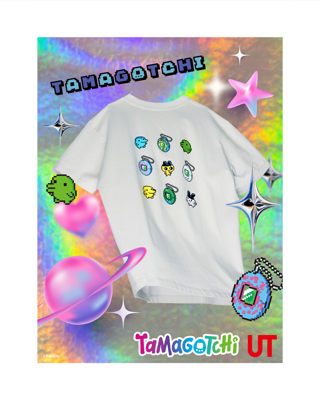 【ユニクロUT】WOMEN たまごっち UT/オーバーサイズフィット　￥1,990