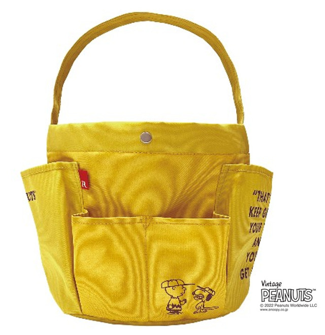 【スヌーピー】IP.デリ.ポケッツ.Peanuts-7U OCHER 4,400 円(税込)