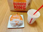【バーガーキング チーズ&チーズチキンコンビ】390円でドリンクまで付いてくるなんて、コンビニよりお得かもしれません