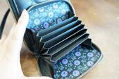 【ANNA SUI COLLECTION BOOK じゃばら式スマホポーチ】小さいポケットにはカードを収納できる