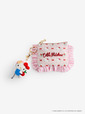 Cath Kidston × Hello Kitty フリルティッシュポーチ&マスコットチャームセット Provence 各8,800円(税込)