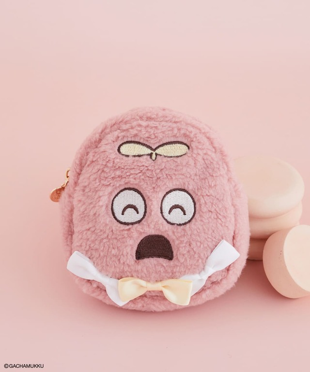 【Maison de FLEUR×ガチャピン＆ムック】「ムック フェイスポーチ」5,200円