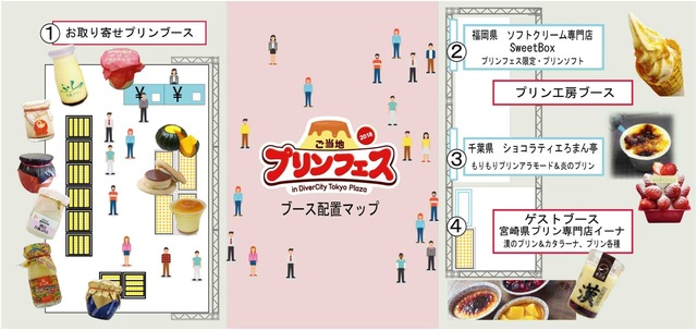 ご当地プリンフェス in DiverCity Tokyo Plaza 2018