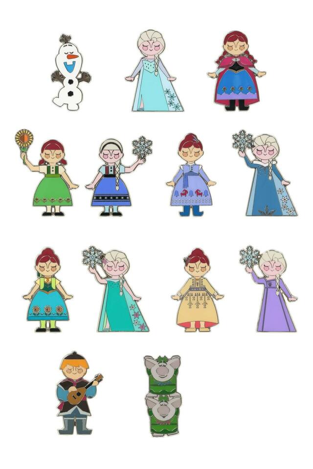 ピンバッジセット 1,300円｜東京ディズニーシー「ファンタジースプリングス」グッズ｜発売日：2025年10月30日（木）