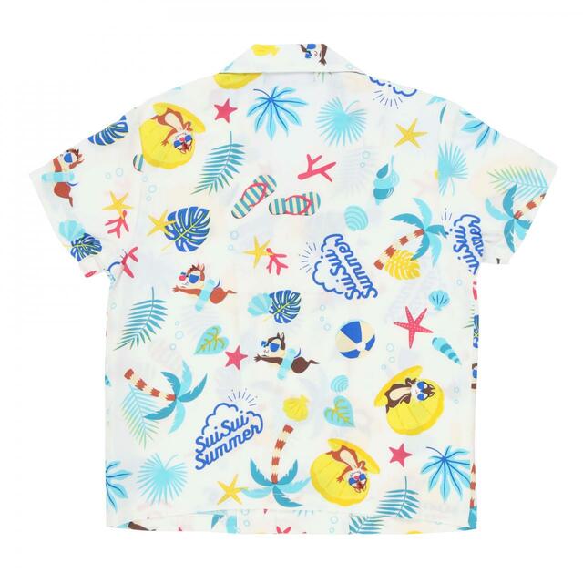 アロハシャツ 3,400円｜東京ディズニーリゾート「SuiSui Summer」グッズ｜発売日：2024年6月13日（木）｜販売店舗：東京ディズニーランド「グランドエンポーリアム」、東京ディズニーシー「ガッレリーア・ディズニー」
