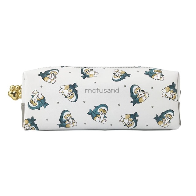 【モフサンド】長角ポーチ　1,320円（税込）サメにゃん 前面