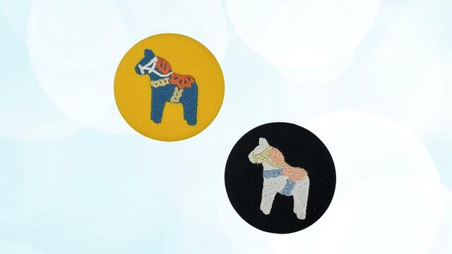 刺繍ブローチ（全2種）1,100円（税込）