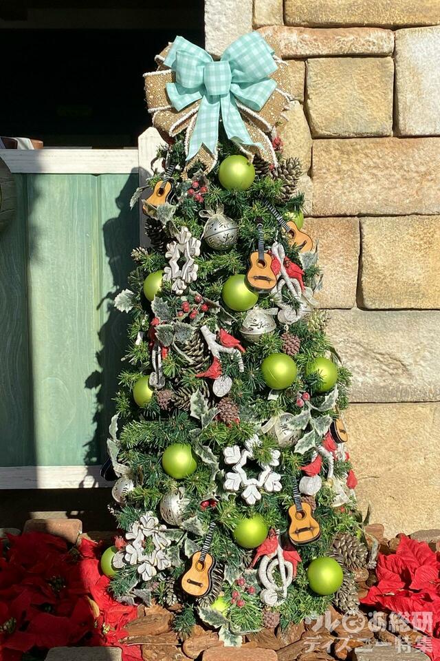 ダッフィーたちのクリスマスツリー