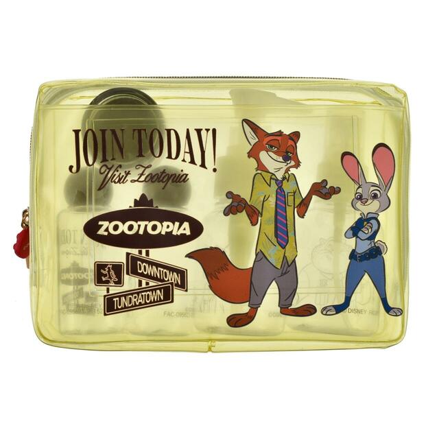 ジュディ・ホップス、ニック・ワイルド、クロウハウザー ボトル・ケース セット ポーチ入り ZOOTOPIA TRAVEL 2,300円