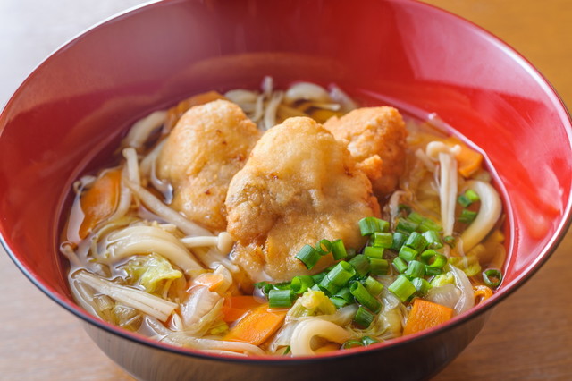 『とらふぐ亭』 メニュー:ふぐうどん