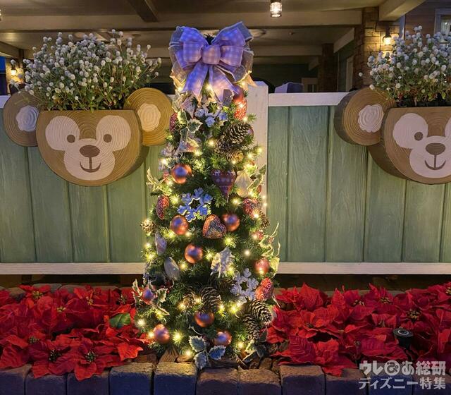 ダッフィーたちのクリスマスツリー