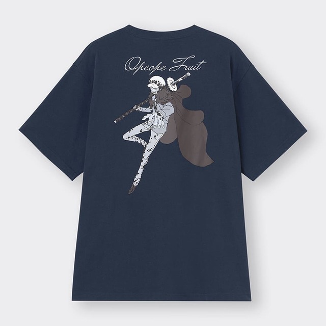 「グラフィックT(半袖) 」Back　ファンも多いトラファルガー・ローのバックプリントも必見