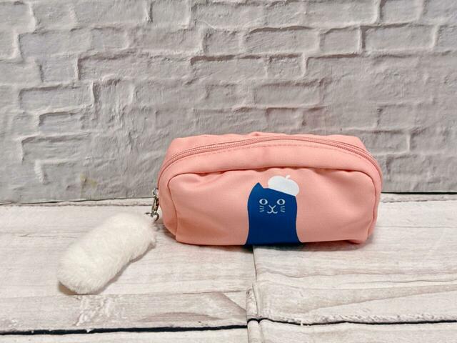 紀ノ国屋　ねこのスイーツポーチ（ローズピンク）／税込1,652円